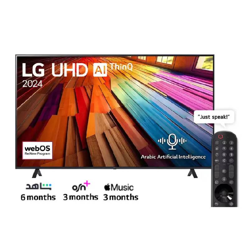 LG TV 75 Inches 4K UHD Smart LED 75UT80006LB