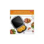 Fresh Air Fryer 7 Liters 1800 Watt X-Large Black × Silver FAF-M1800B (18916)