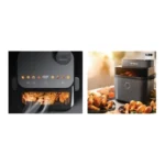 Fresh Air Fryer 7 Liters 1500 Watt Digital Steam Silver FAF-D1500GM (18967)