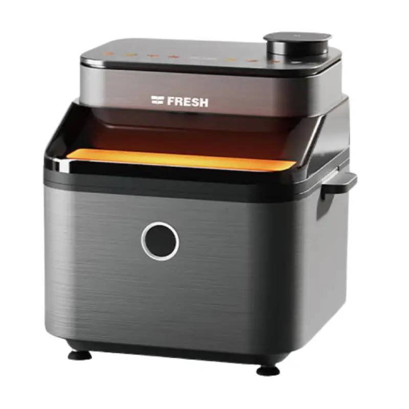 Fresh Air Fryer 7L 1500W Digital Steam Silver FAF-D1500GM