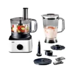 Braun Food Processor 750 Watts 2.1 Litres 8-in-1 White×Black FP0132WH