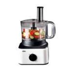 Braun Food Processor 750 Watts 2.1 Litres 8-in-1 White×Black FP0132WH