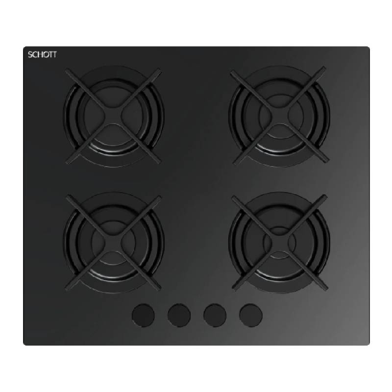 Fresh Built-In Hob 60 cm Glass Safety Cast HFR60CMGC1-9617
