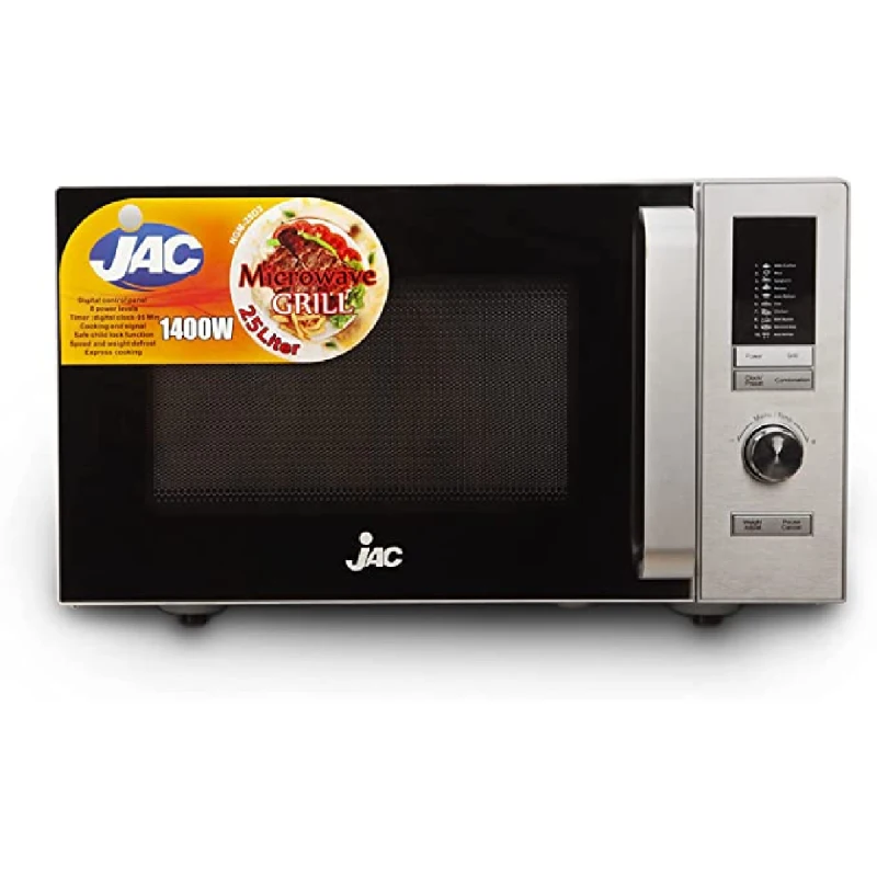 Jac Microwave 25 Liters with Grill Black NGM-25D2