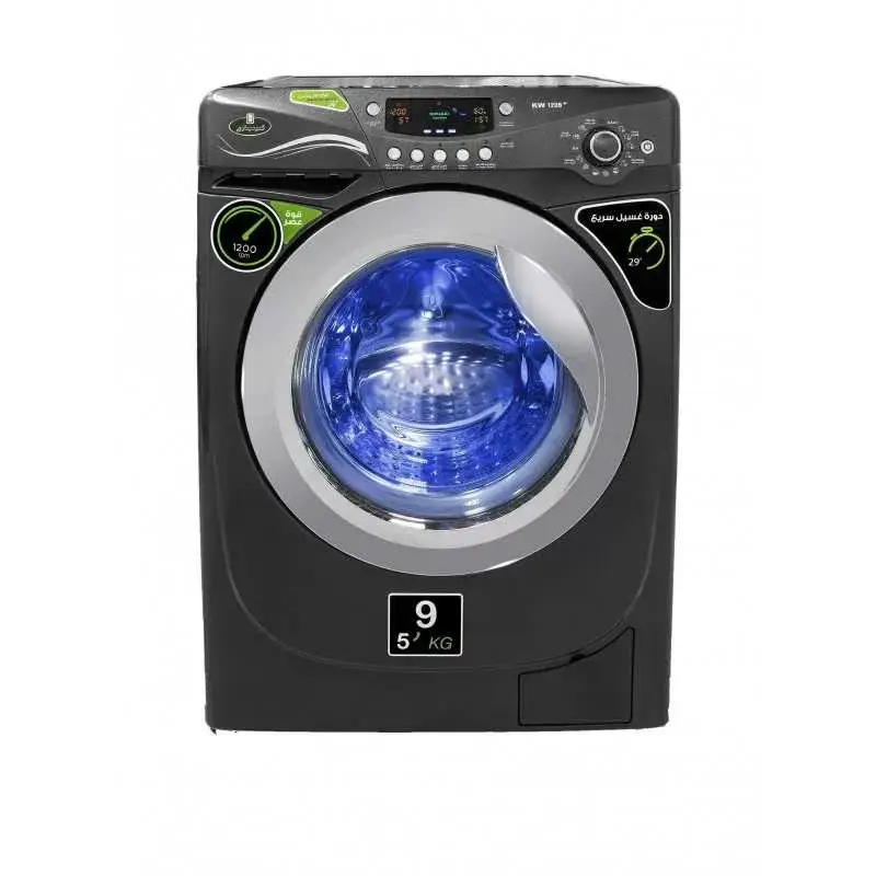 kriazi Washing Machine 9 kg 1200 RPM Metallic Grey KW1209S