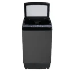 WhitePoint El-Abd Washing Machine 10kg Top Loading Black Glass Door Silver WPTL10DGBAL