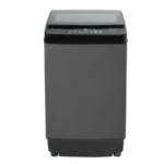 WhitePoint El-Abd Washing Machine 10kg Top Loading Black Glass Door Silver WPTL10DGBAL