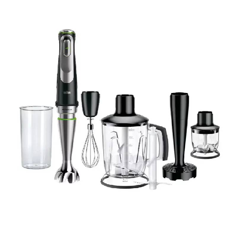 Braun Hand Blender MultiQuick 1200W 1.25L Silver × Black MQ9147X