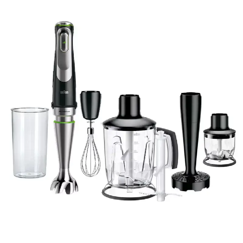 Braun Hand Blender MultiQuick 1200 Watts 1.25 Liters Silver × Black MQ9147X