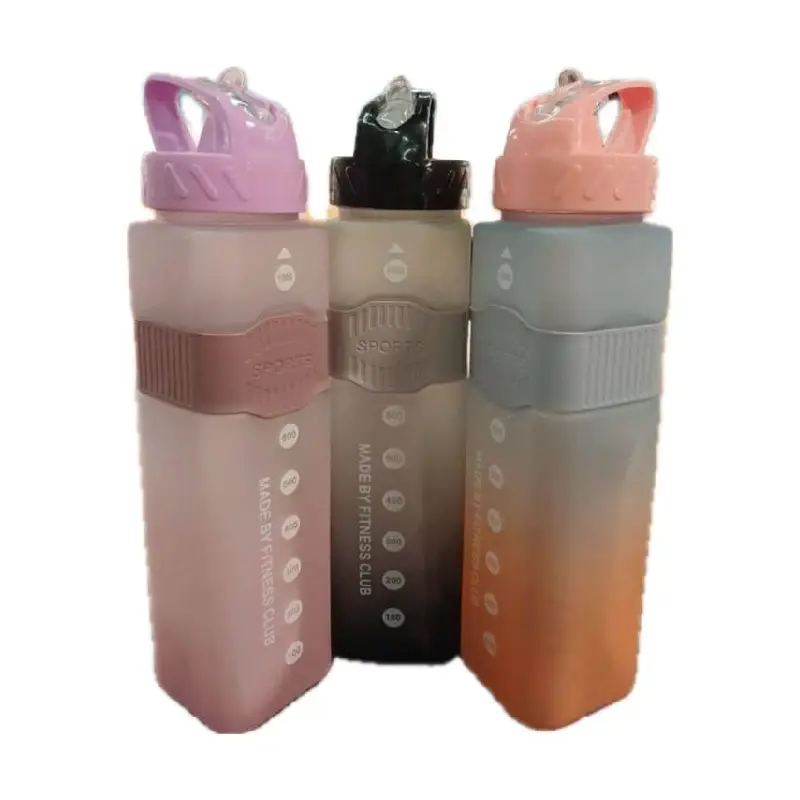 Square Shaped Acrylic Water Bottle