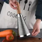 Pyramid Grater Stainless Steel with Wooden Handle