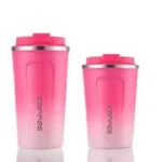 Coffee Thermal Mug 380 ml Gradient Fuchsia