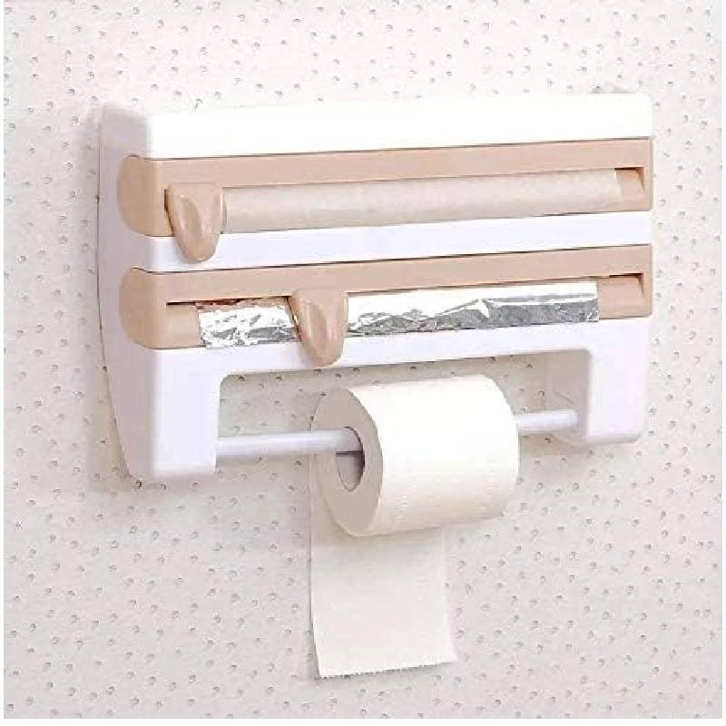 3-in-1 Organizer and Holder for Rolls (2 Foil + 1 Tissue)