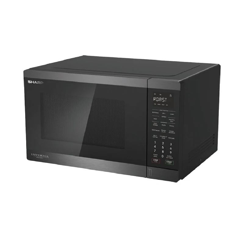 Sharp Microwave 34 Liters with Grill Inverter 1100 Watts Black R-340GRI-BS2