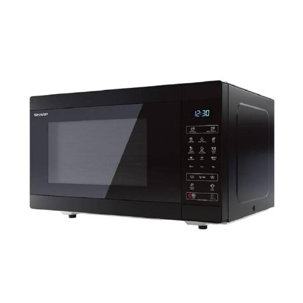 ميكروويف شارب 25 لتر شواية 900 واط 8 قوائم اسود R-250MGR-BK2