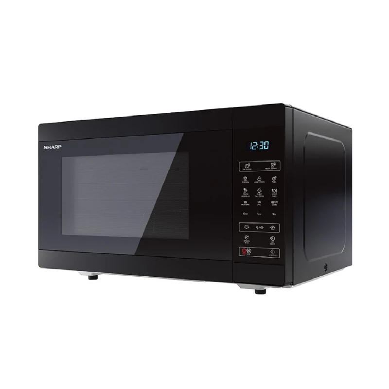 Sharp Microwave 25 Liters Grill 900 Watts 8 Menus Black R-250MGR-BK2