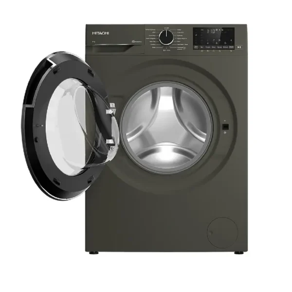 Hitachi Automatic Washing Machine 8 Kg Inverter Grey BD-80YFVEM - Image 3