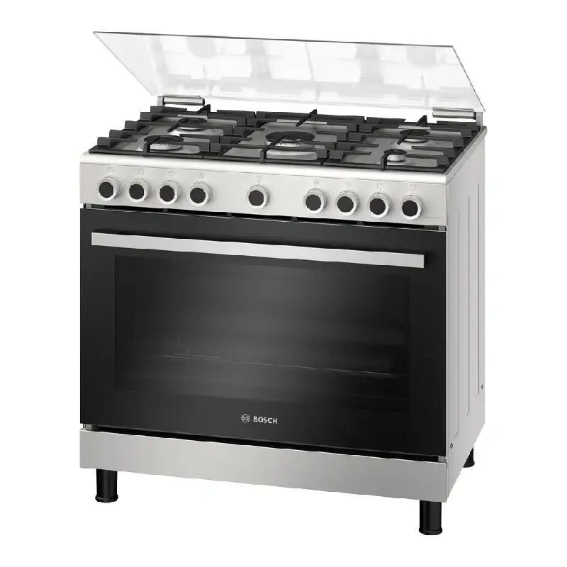 Bosch Gas Cooker 5 Burners Full Safety Black HGVDF0V50S
