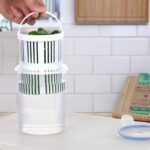 Round Pickle Container with Strainer 2.5 Liters Plastart-650