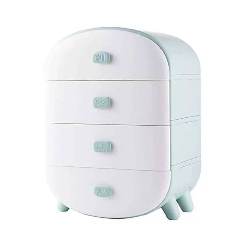 Phoenix 4-Drawer Nightstand and Organizer for Socks Bras and Accessories