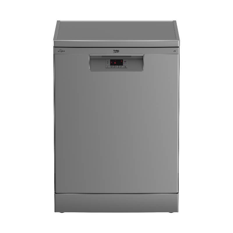 Beko Dishwasher 14 Place Settings Hygiene Intense Silver BDFN15421S