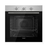 PASSAP Built in Gas Oven 60 Cm Inox - Silver Turkish QGELG 75DT1 CSI 