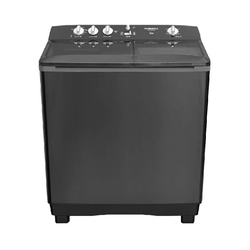غسالة تورنيدو 12 كيلو نصف أوتوماتيك اسود TVH-HM12TS(BK)