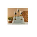 Golden Goblets Glass Set 6 Pieces