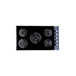 I Cook Built In Gas Hob 5 Burners 90 cm Black BH5090G-8-IS-MD