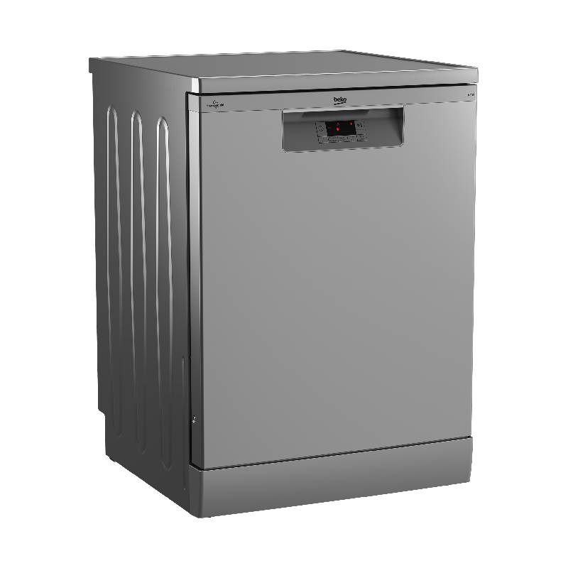 Beko Digital Dishwasher 14 Place Settings 5 Programs Silver BDFN15420S - Image 3