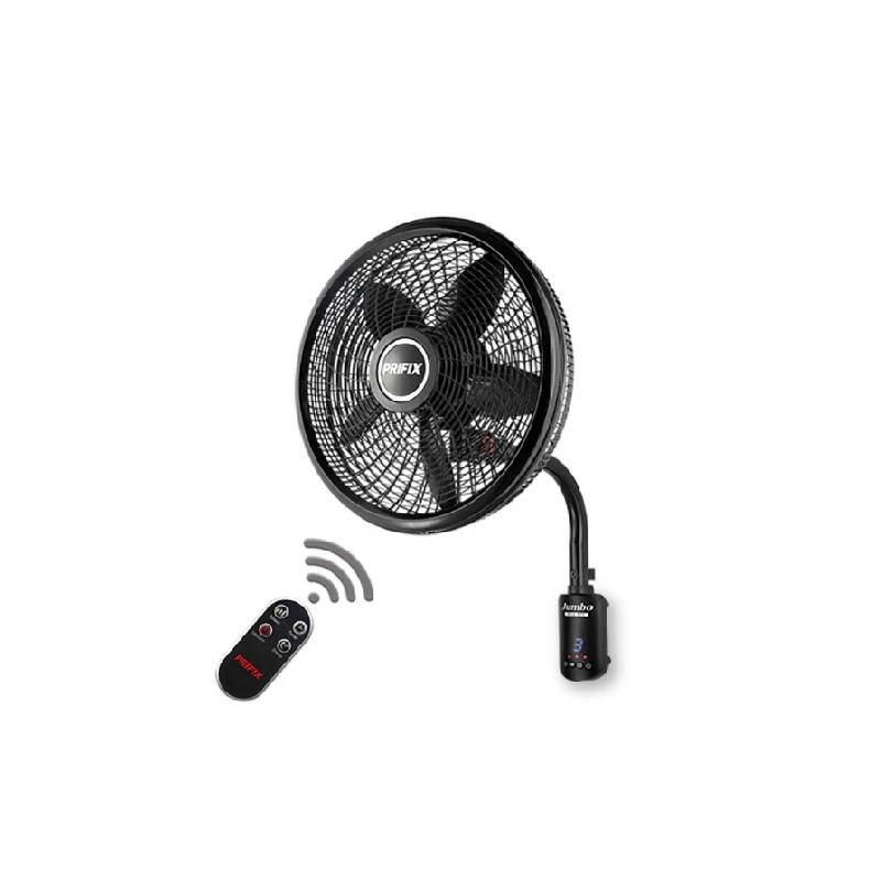 Prifix Wall Fan Jumbo 21 Inch With Remote Control Black WFJ-211