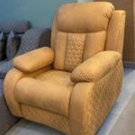 Lazy Computer Armchair Red Beech Wood