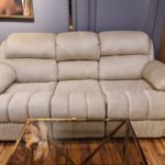 Lazy CNC Triple Recliner Red Beech Wood