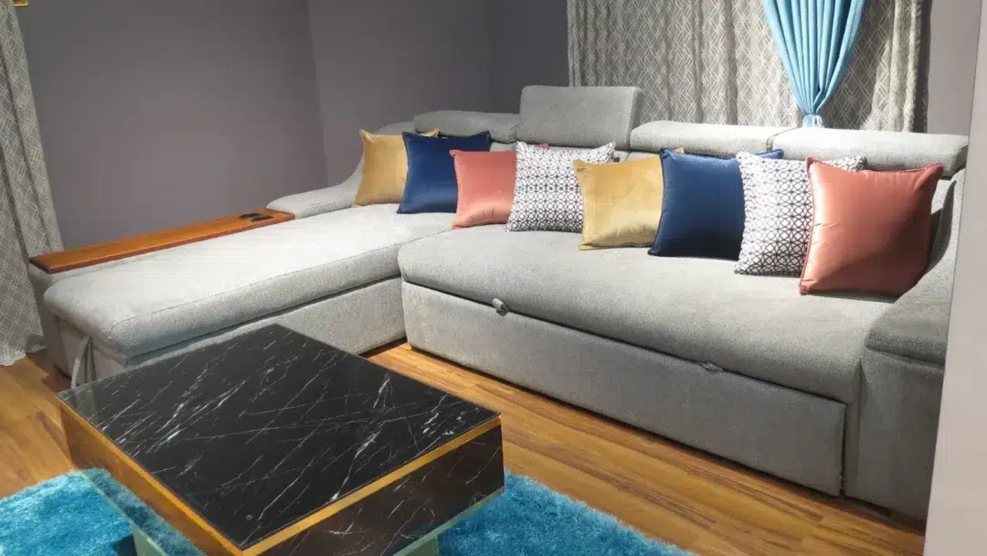 Ariana Corner Sofa Bed with Storage