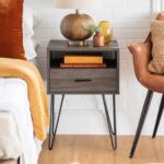 Modern Steel Commode 50×40×60 cm Electrostatic Anti-Rust Finish (Comode4)