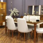 غرفة سفرة نورما كابوتنيه - خشب كونتر وزان أحمر بقشرة طبيعية