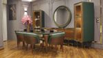 Rolex Dining Room Set - Solid Beech Wood with Premium Leather Upholstery