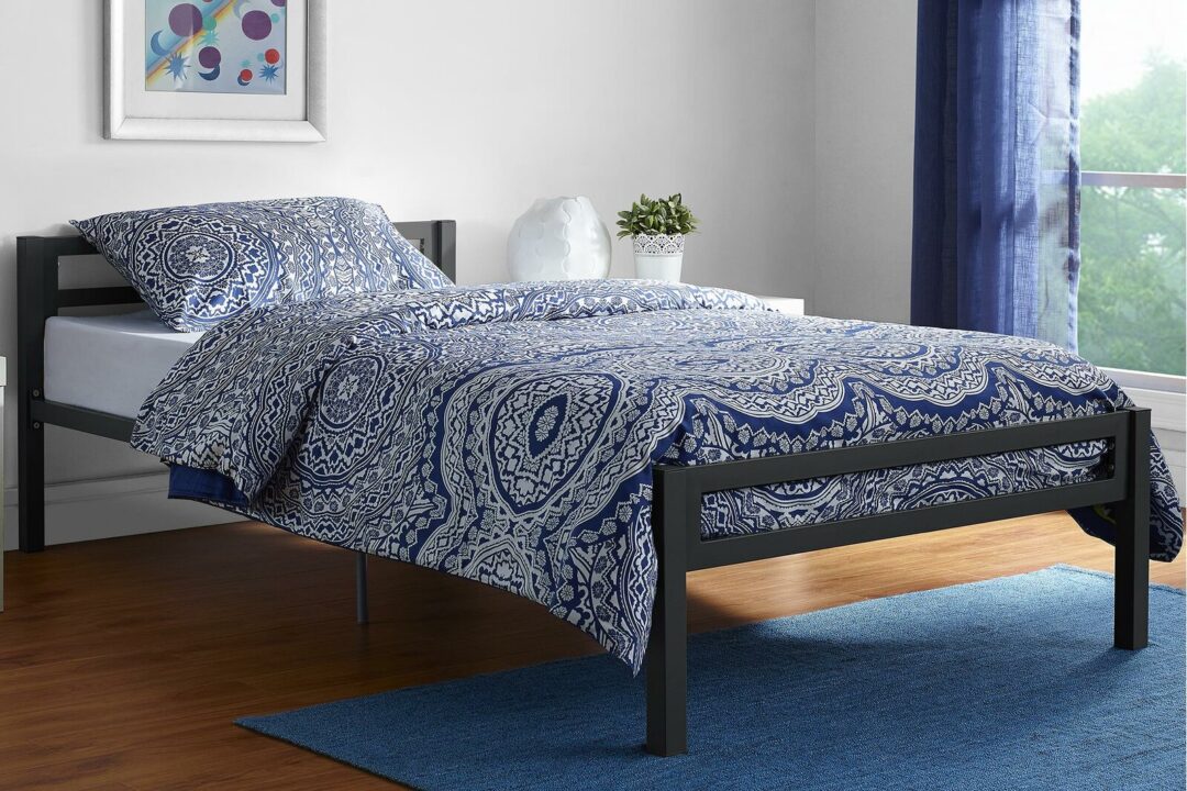 سرير ستيل Bed.10 + خشب ملل 200×120 سم
