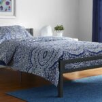 سرير معدني مع الواح خشبية 200×120 سم Bed.10