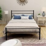 سرير ستيل Bed.11 + خشب ملل 200×120 سم