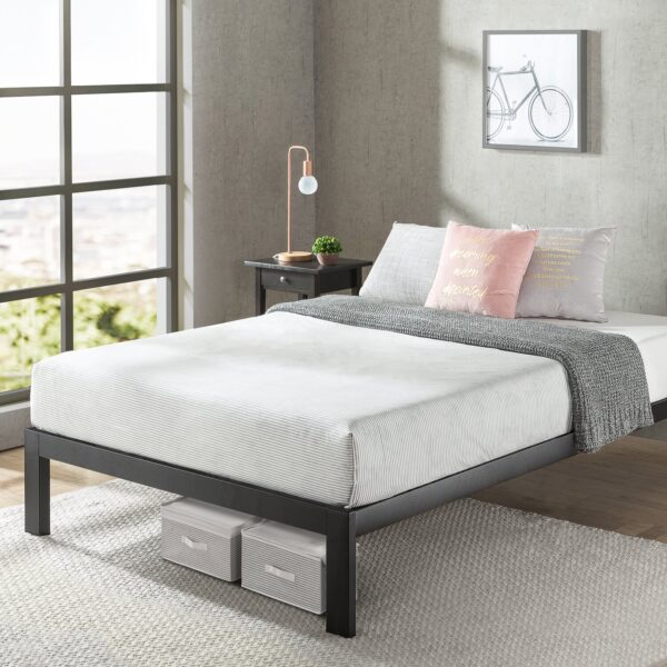 سرير معدني بالواح خشبية 200×120 سم Bed.18