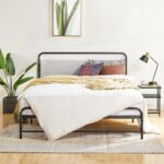 سرير ستيل Bed.8 مع قاعدة خشب ملل مقاس 200×160 سم