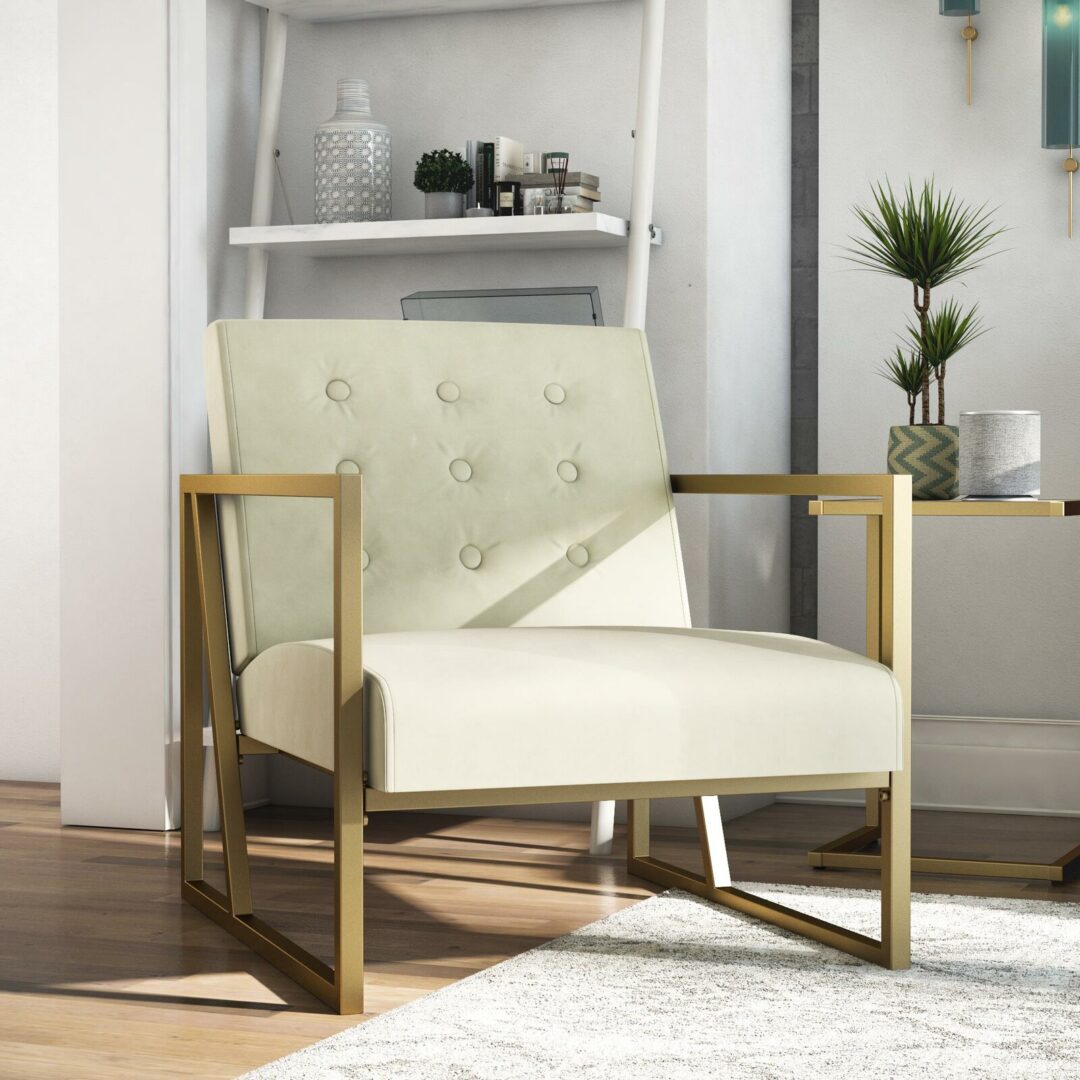 كرسي ستيل مبطن Chair.6 مقاس 80×80×80 سم