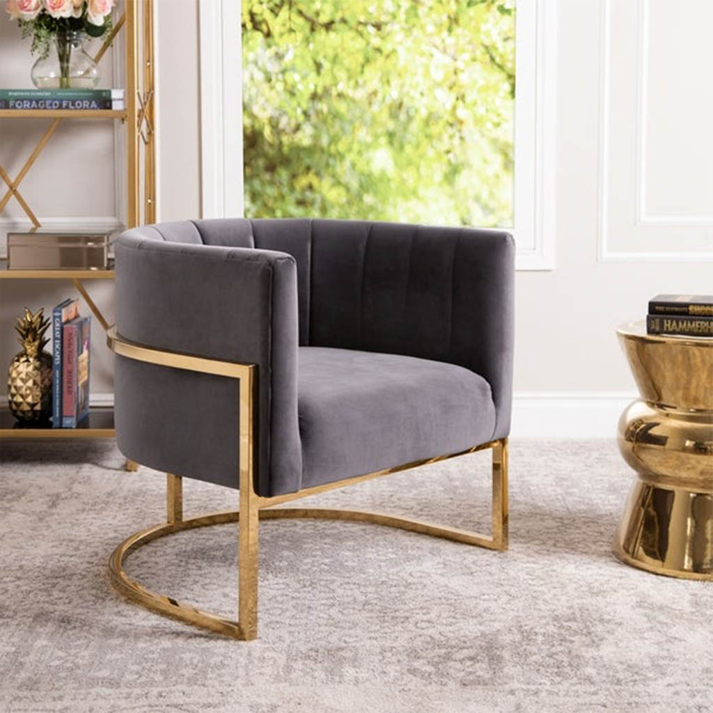 كرسي ستيل مبطن Chair.9 مقاس 60×80×75 سم