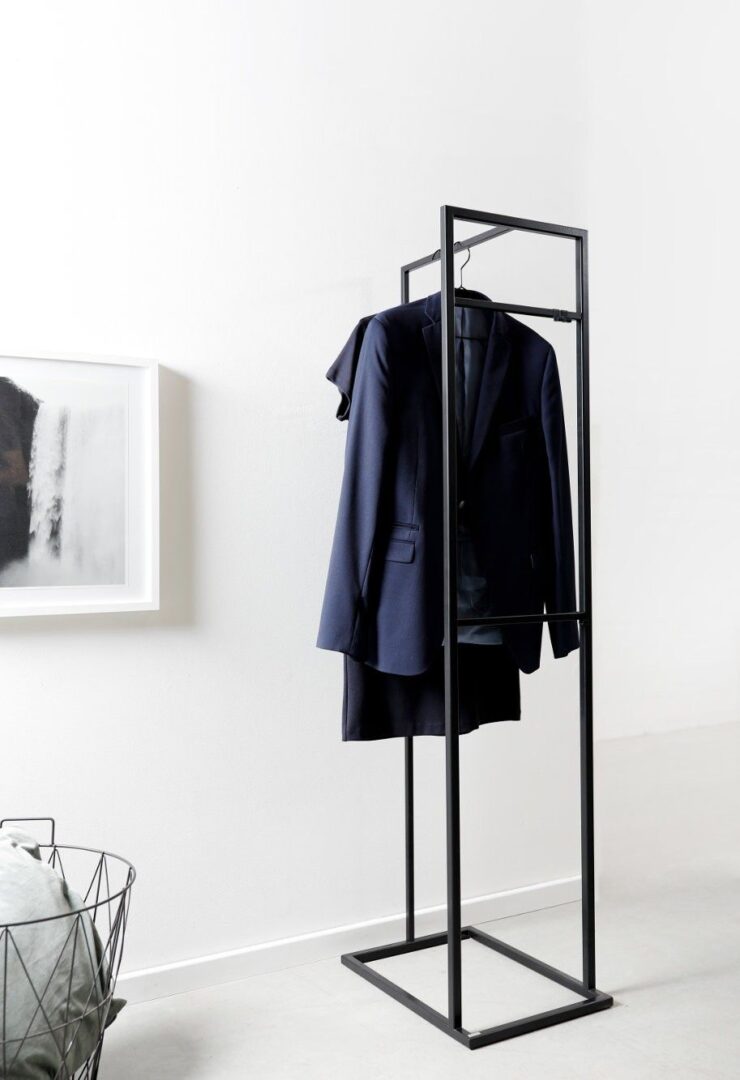 شماعة ملابس ستيل Cloths Hanger.3 مقاس 60×40×180 سم