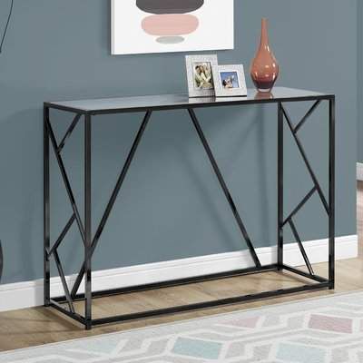 Console Table Console.18 – Steel & Glass, Rust & Scratch Resistant Electrostatic Finish