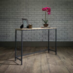 كونسول ستيل بسطح خشب MDF 120×40×90 سم Console.3