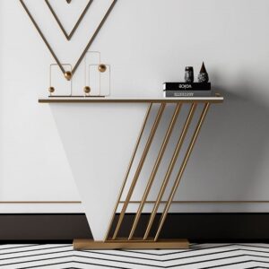 كونسول ستيل وحديد وخشب MDF مقاوم للصدأ والخدوش Console.31