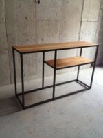 كونسول مودرن ستيل ومعدن مع خشب MDF مقاوم للصدأ والخدوش Console.45