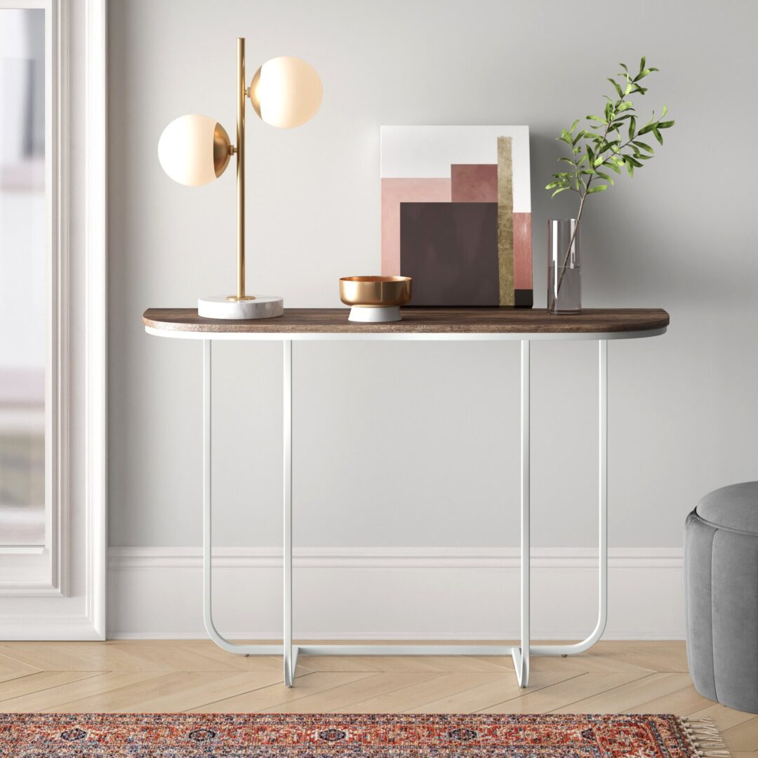 كونسول ستيل وخشب MDF